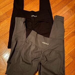 Aurola leggings S Two Pairs Black Grey
